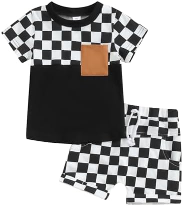 Karesoull Toddler Baby Boy Summer Clothes Set