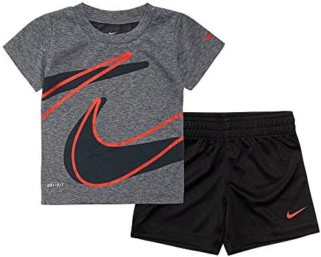 Nike Baby Boys Dri-Fit Shorts Set BlackRed 24-Month