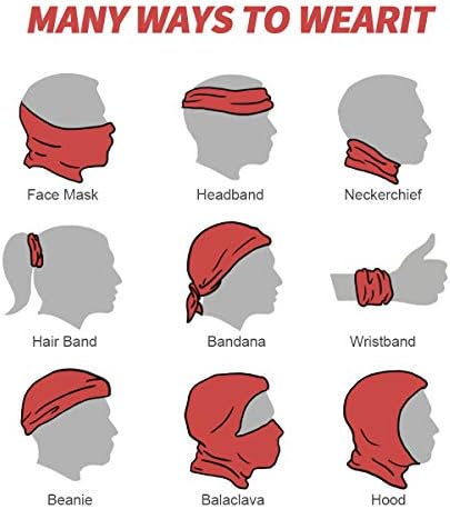 Multicolored Balaclava Face Cover for Men Women