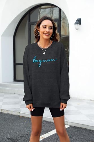 Mama Pullover Top Mom Leopold Graphic Soft Cotton Blend