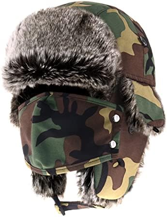 CHOKLIDS WaterproofWinter Trappers Ushanka Hat Gift