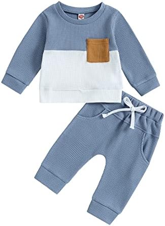 Cozy Fall Winter Toddler Boys Outfit - Soft Cotton-Polyblend