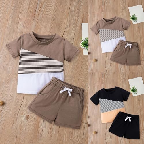 Summer Toddler Boy Shirt and Shorts Set