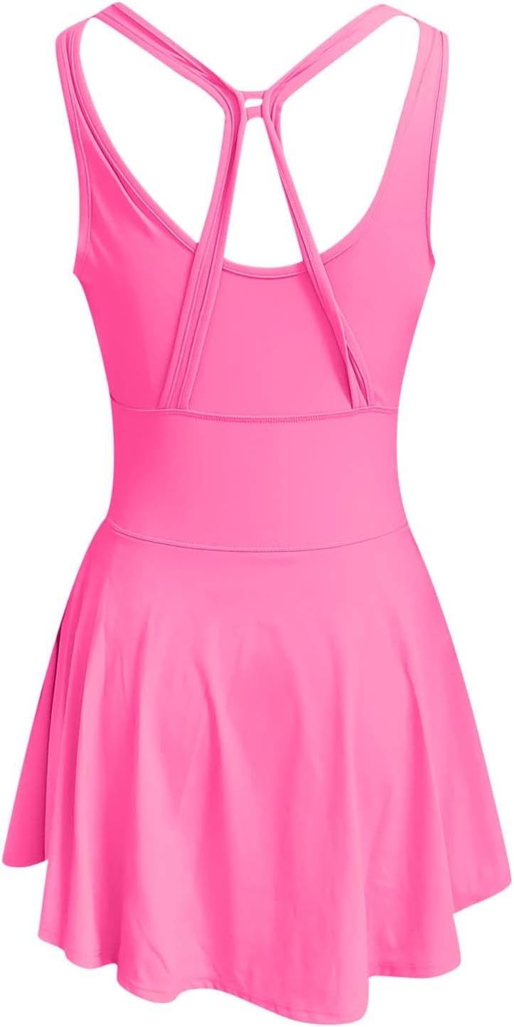 Sfascumop Womens Tennis and Golf Active Dress