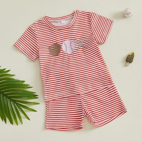 DSOKUHIB Toddler Baseball Outfit for Boys and Girls