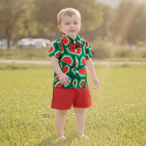 SCEINRET Toddler Summer Gentleman Outfit