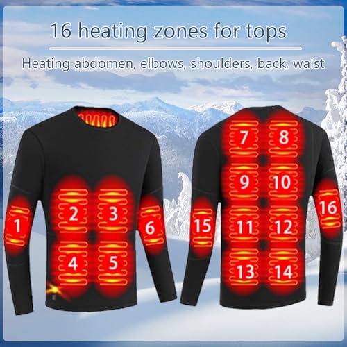 YANYNGS USB Heated Top Womens -16 Heating Zones - Warming for Cold Winters