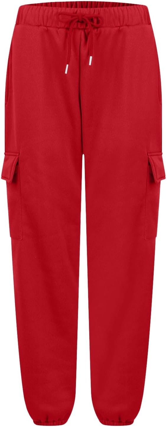 EOPUING Cargo Sweatpants for Women High Waisted