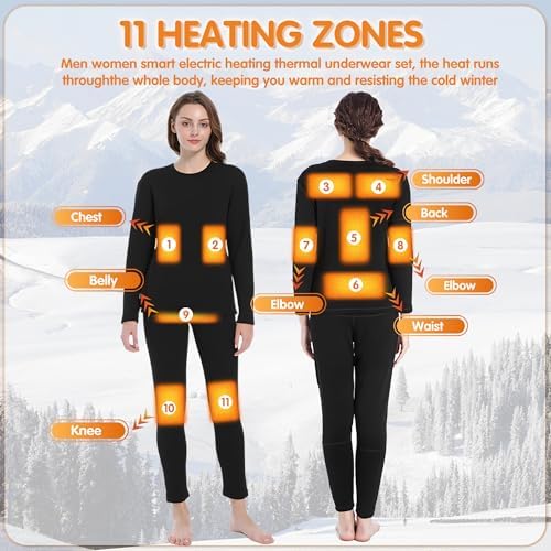 Heated Long Johns Set for Women -