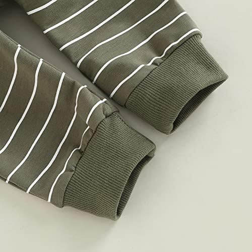 Karesoull toddler boys patchwork sweatshirt Pants Set