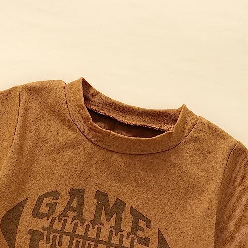Xiaodriceee Toddler Boys Football Game Outfit Set