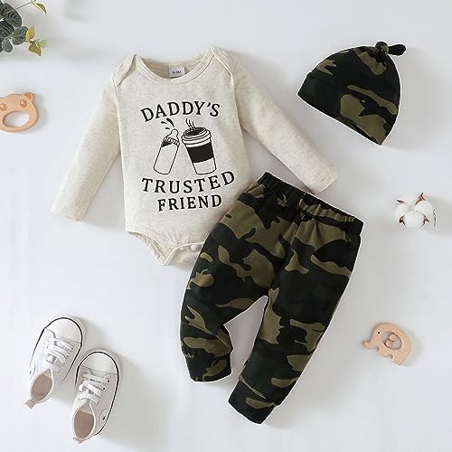 Saeaby - infant boys fall winter outfit set - long sleeve romper pants