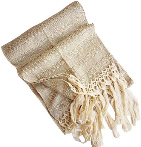 Mexican Rebozo Scarf Oatmeal Baby Trapoz