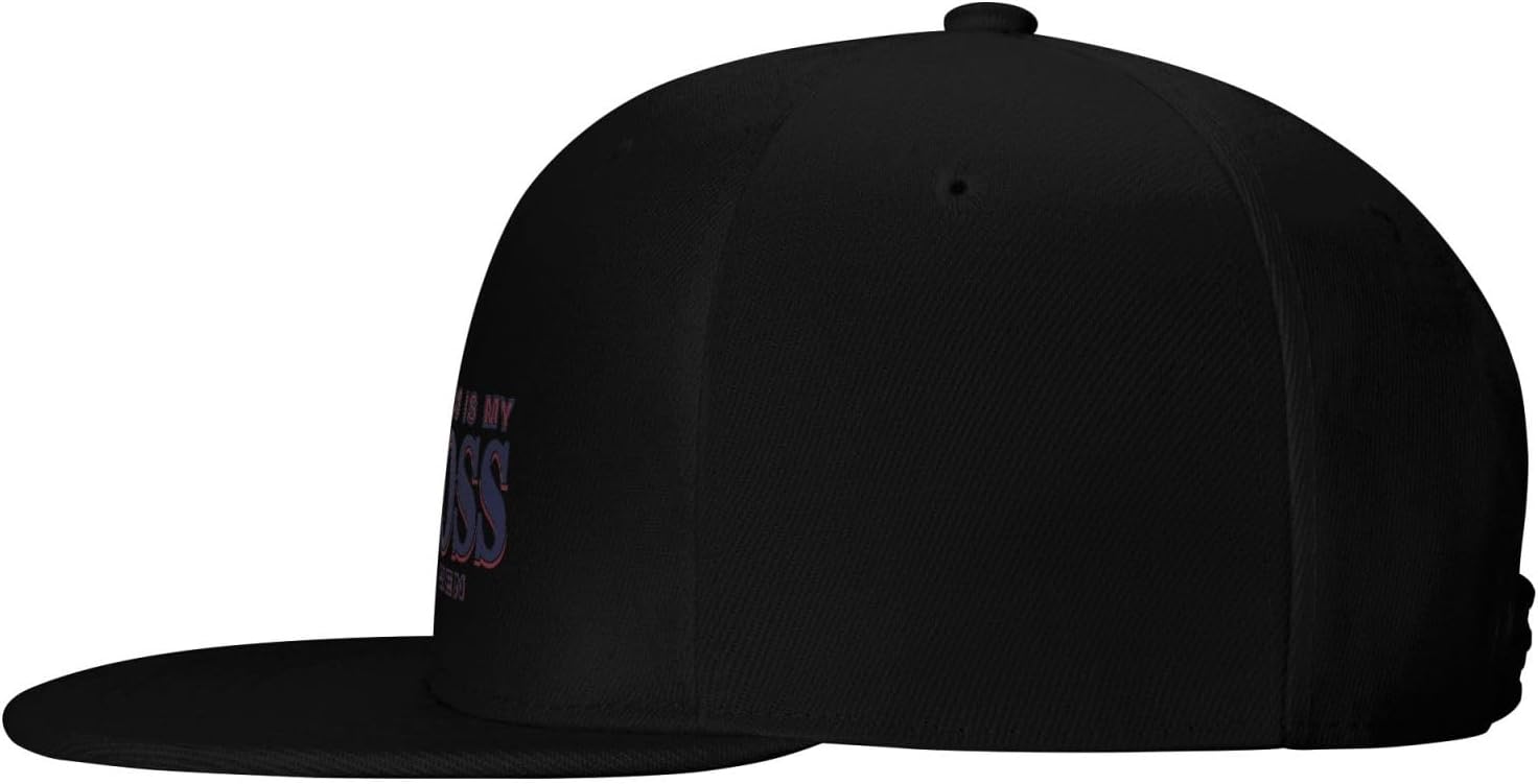 Jesus Is My Boss Flat Bill Hat