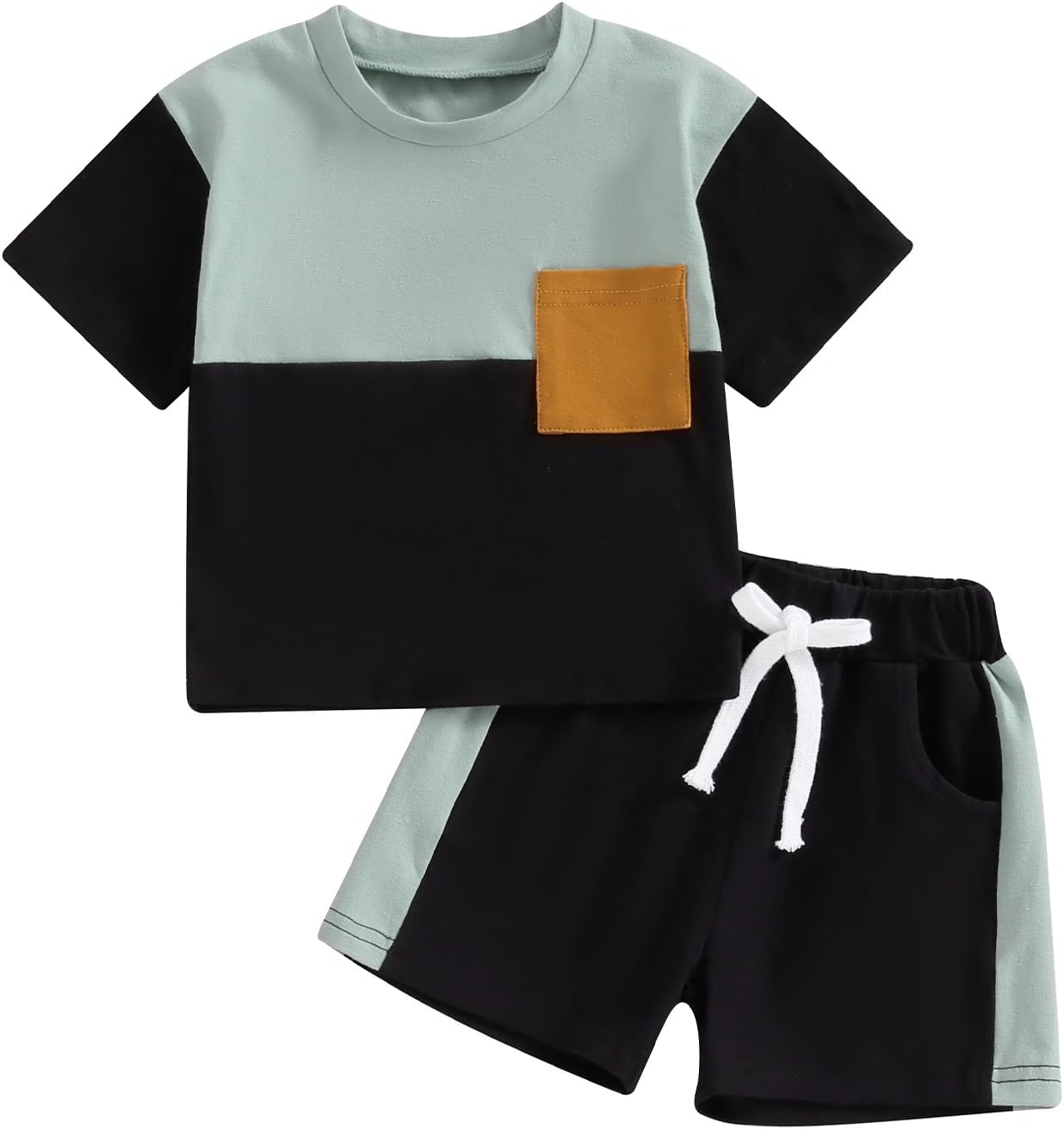 Baby Boy 4th of July Outfit Short Set