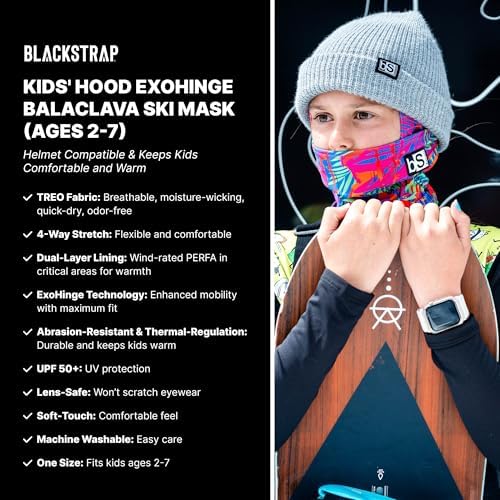 BlackStrap Kids Ski Mask Hood Balaclava