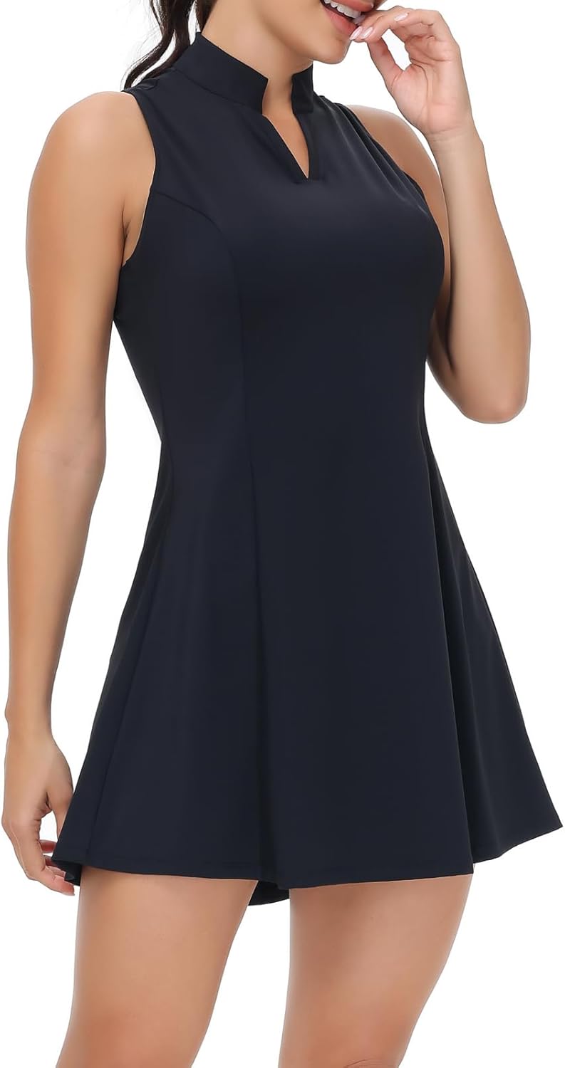 Tennis Golf Workout Deposit Set for Women Athletic Golf Dresses
