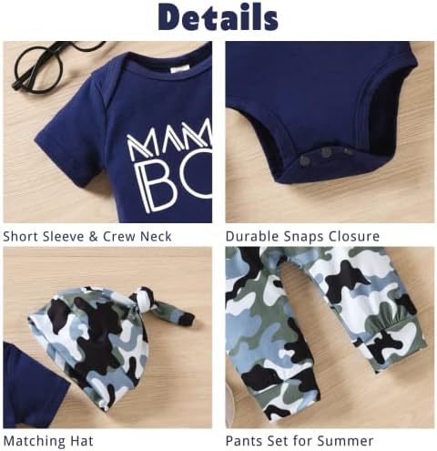 Aalizzwell Baby Summer Outfit Multi-Size Soft Cotton High Quality