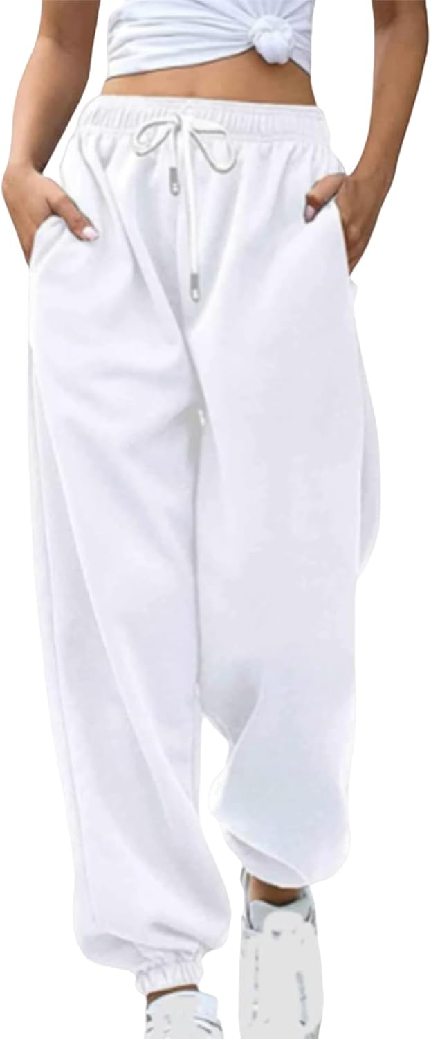 Stylish and Comfortable Baggy Sweatpants for Women Qmlyev Y2K Sweatpants