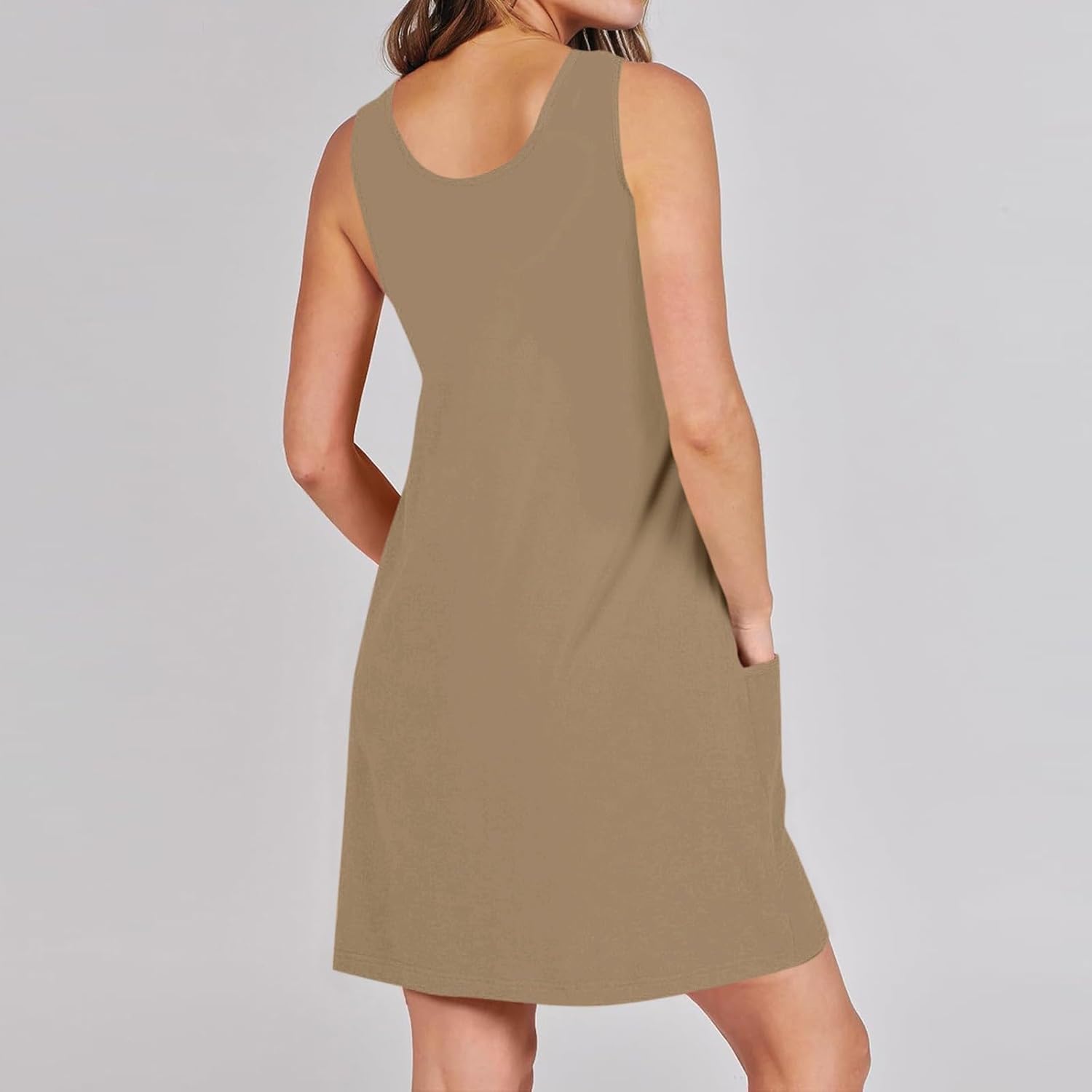 Sleek Boho Beach Mini Dress for Women this summer