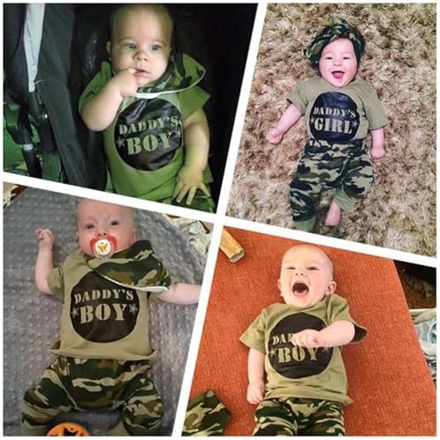 Baby Boy Summer Outfit Set camouflage T-shirt shorts