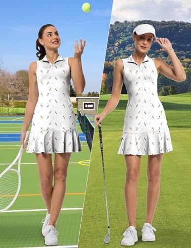 Golf Tennis Sleeveless Dress for Women