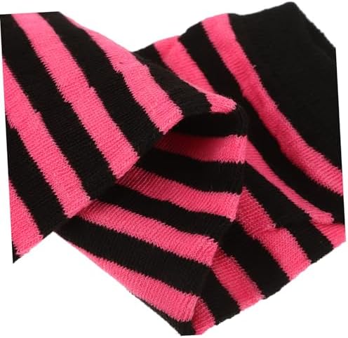 FOMIYES Stripe Fingerless Gloves for Women Tech Warm