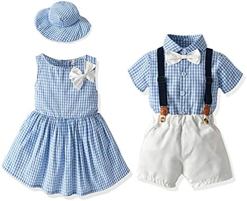 Perfect Matching Outfits for Baby Brother Sister