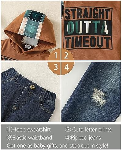 Saeaby Boys Cool Winter Outfit Set