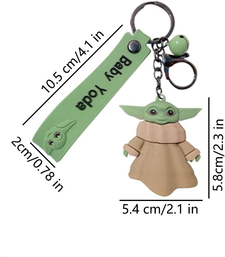Yoda the Child Keychain - Lightweight Durable for Kids