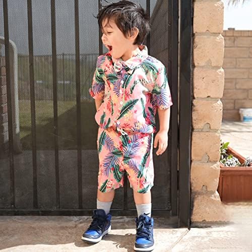 HINTINA Toddler Beach Outfit Set for Boys Lightweight Comfortable in Summer