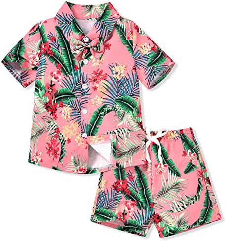 HINTINA Toddler Beach Outfit Set for Boys Lightweight Comfortable in Summer