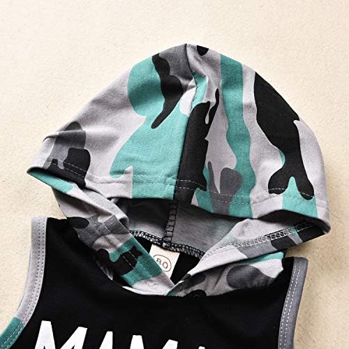 Aalizzwell Baby Camouflage Harem Hoodie Summer