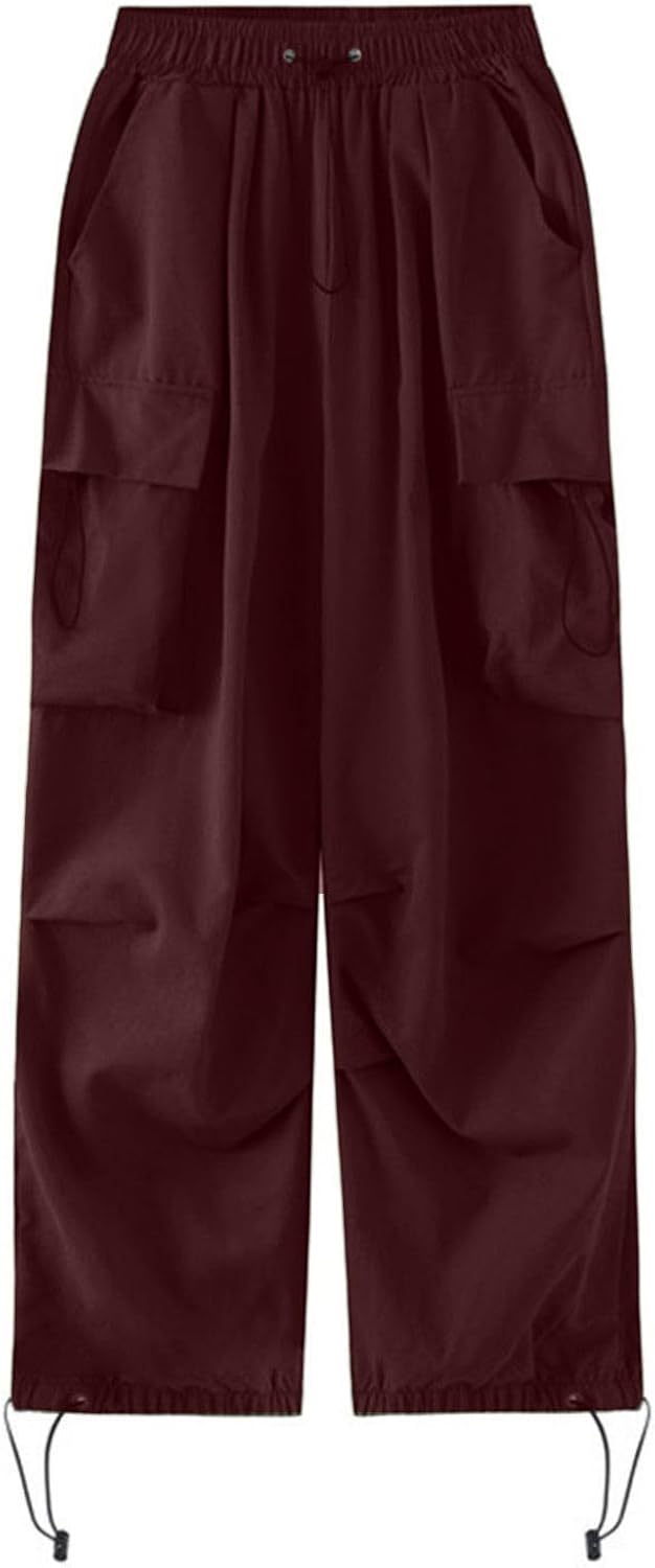 SDBRLD Womens Cargo High Waist Pants