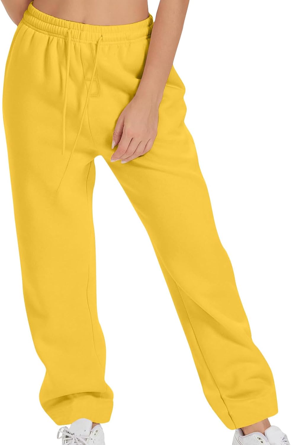 Itsame Womens High Waist Straight Leg Sweatpants