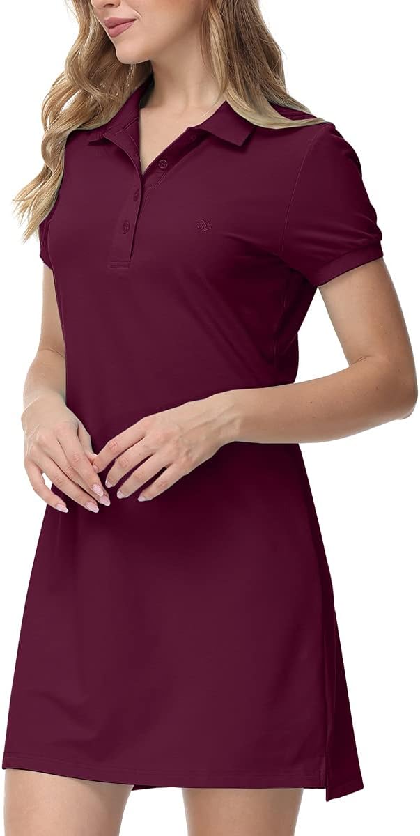 JINSHI Womens Slim Golf Dress