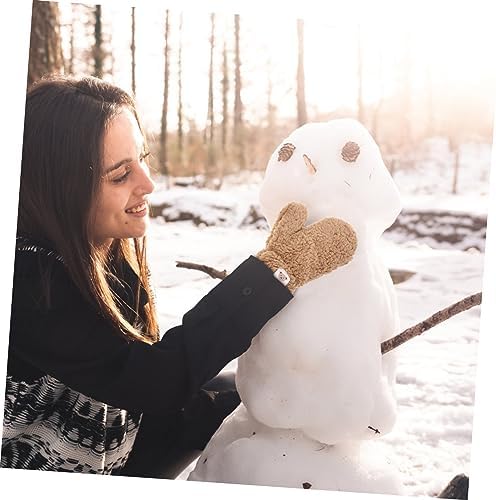 Cartoon Long-Haul Knitted gloves for girls