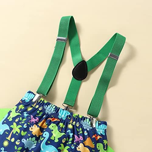 Beleva Baby Boys 1st Birthday Romper Suspenders Set