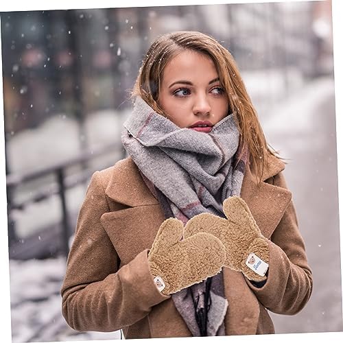winter glovesReusable Cartoon Plush mittens for Women Soft Warm and Stylish