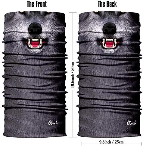Obacle Animal Face Mask Neck Gaiter for Sun Dust Wind Protection
