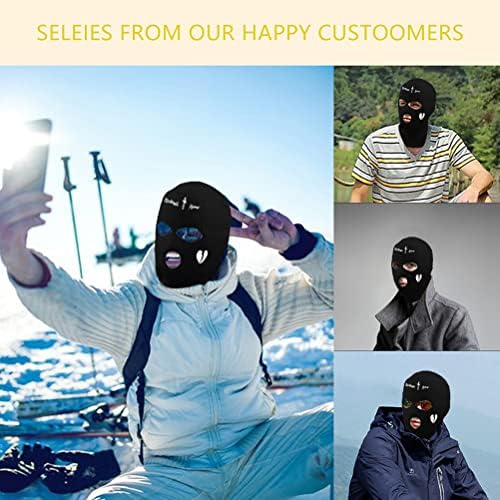 ADSE Ski Mask Dad Gift 3-Hole Balaclava for Ski Camping Fishing