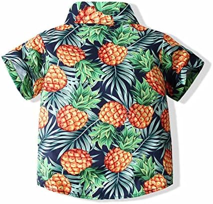 Adorable Summer Comfort Set for Babies Pineapple Flowers Design