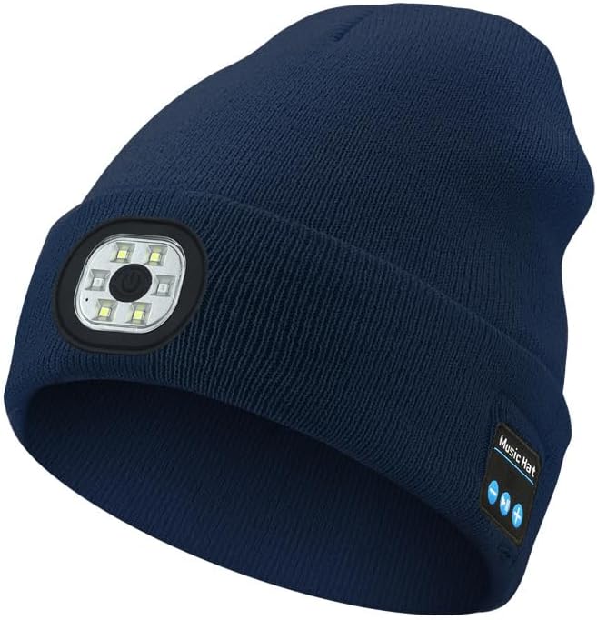 Spevert Unisex LED Bluetooth Beanie Winter Hat