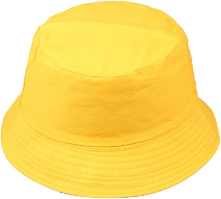 Unisex Bucket Hat Summer Fisherman Yellow