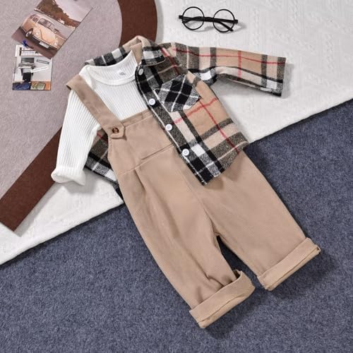 Unutiylo Toddler Boys Romper Set
