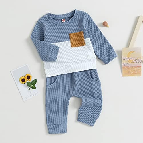 Cozy Fall Winter Toddler Boys Outfit - Soft Cotton-Polyblend