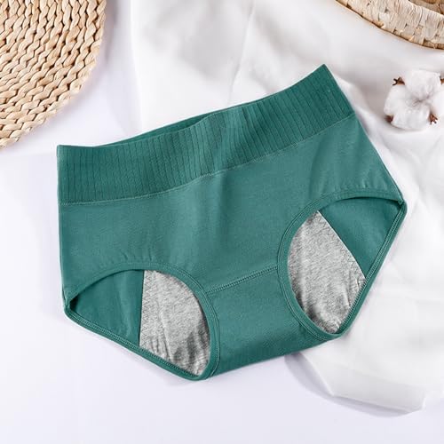 Womens Cotton Lace High-Waisted See-Through G-String Underwear