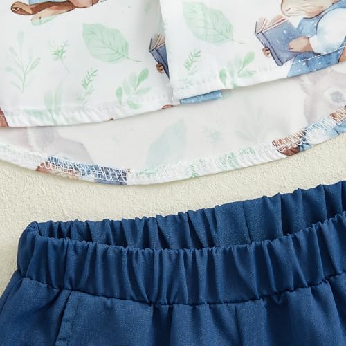 Summer Girly Look for Boys -Button-up Shorts Set