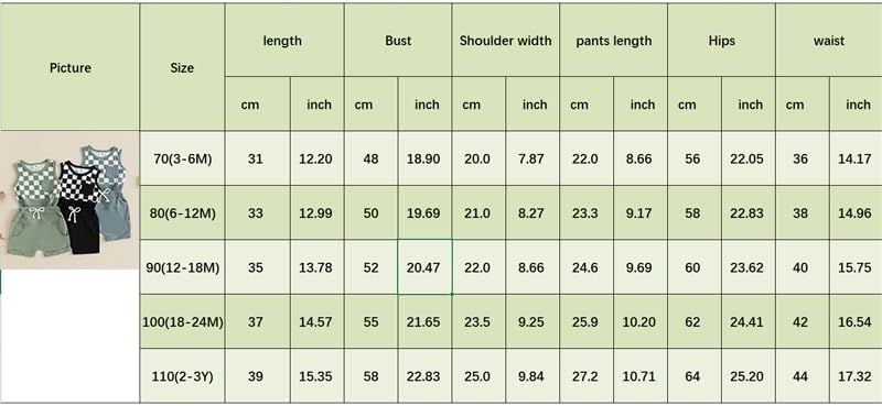 Soft Breathable Baby Boy Summer Set Includes Tank Shorts