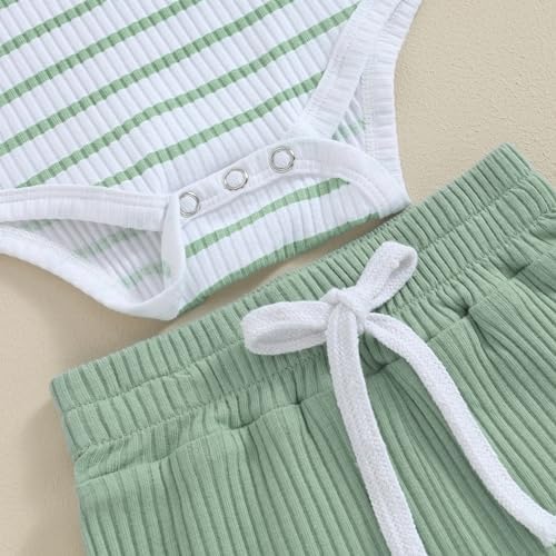 Cute Newborn ROMPER Set in Soft Cotton Boys Girls 0-18-Month